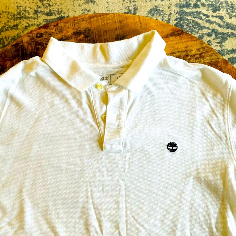 Men’s Timberland White Polo